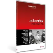 Gaumont Justice est faite DVD