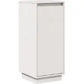 vidaXL Sideboard Blanc 31,5x34x75 cm Pin massif
