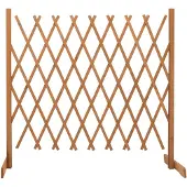 vidaXL Clôture de jardin orange 180x100 cm Sapin massif