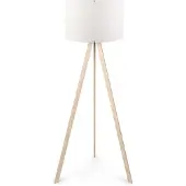 Opviq , AYD-1523, Lampadaire, blanc, MDF, 38 x 38 x 140 cm