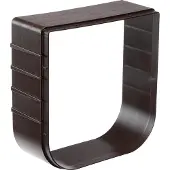 Ferplast Tunnel d'extension - - SWING 1 - Modulable - Couleur marron - Pour chatiere