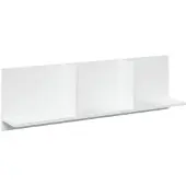 vidaXL Armoire murale 100x16,5x30 cm blanc bois d'ingénierie