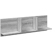 vidaXL Armoire murale 100x16,5x30 cm sonoma gris bois d'ingénierie
