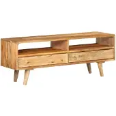 vidaXL Armoire TV 110x30x41 cm bois massif mangue