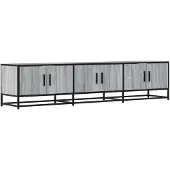 vidaXL Armoire TV Gris Sonoma 180x35x41 cm Bois composite