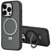 Accezz Coque Ring Stand avec MagSafe Apple iPhone 14 Pro - Noir