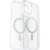 Otterbox Symmetry Apple iPhone 16 Plus Back Cover avec Aimant MagSafe Transparent