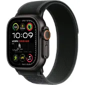 Apple Watch Ultra 2 GPS + Cellular 49 mm Boîtier en Titane Noir avec Boucle Trail Noir M/L