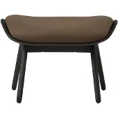 UMAGE The Reader Pouf black oak | Mocca - Textile