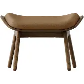 UMAGE The Reader Pouf Dark oak | Sugar brown - Textile