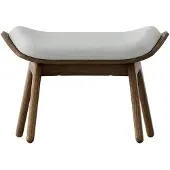 UMAGE The Reader Pouf Dark oak | Sterling - Textile