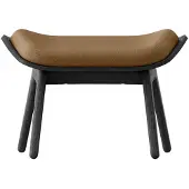UMAGE The Reader Pouf black oak | Sugar brown - Textile