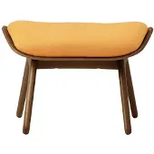 UMAGE The Reader Pouf Dark oak | Tangerine - Textile