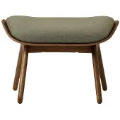 UMAGE The Reader Pouf Dark oak | Morning meadows - Textile
