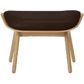 UMAGE The Reader Pouf Oak | Brown - Leather