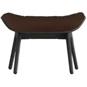 UMAGE The Reader Pouf black oak | Teddy brown - Teddy bear fabric