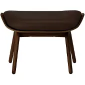 UMAGE The Reader Pouf black oak | Brown - Leather