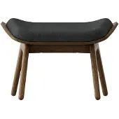UMAGE The Reader Pouf Dark oak | Shadow - Textile