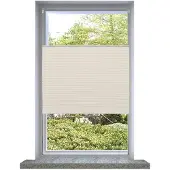 vidaXL Store plissé 60x100 cm Crème