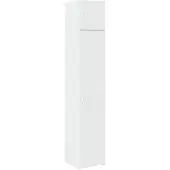 vidaXL Armoire haute Étroite Blanc 40x42,5x225 cm Bois composite