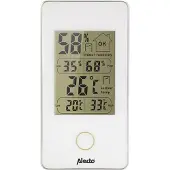 Alecto Thermomètre intérieur numérique blanc -