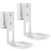 My Wall HS40WL (1 paire, Installation murale, Inclinable, Rotatif), Pied + support mural pour enceinte, Blanc