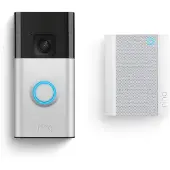 Ring Battery Video Doorbell Nickel + Chime