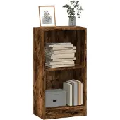 vidaXL Bibliothèque chêne fumé 40x24x76 cm bois d'ingénierie