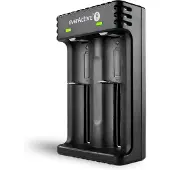 EverActive Chargeur pour batteries cylindriques lithium-ion LC-200