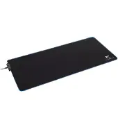 White Shark Tapis de souris pour jeux avec rétroéclairage RGB Luminous XL, 800x350x3mm (XL), Tapis de souris, Noir