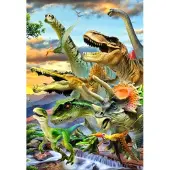 Bluebird Puzzle Puzzle Dino Sunset - 200 à 499 pièces