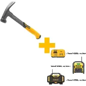 DeWalt DWHT51138-0 Marteau À Panne Droite - 400 Grammes