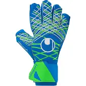 Uhlsport Gants de sport bleu / kiwi / blanc
