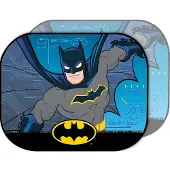 Batman Pare-soleil Batman pour la vitre latérale de la voiture, 44 x 35 cm, paire – Pare-soleil pour enfants avec les graphismes officiels du super-héros Batman de DC Comics
