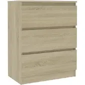 vidaXL Sideboard chêne Sonoma 60x35x76 cm bois composite