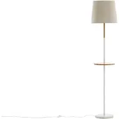 Venture Home Table de nuit en acier avec lampe intégrée Hattman
