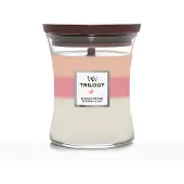Woodwick Trilogy Blooming Orchard bougie parfumée 275 g