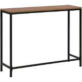 Beliani Table Console Imitation Bois Foncé Tulia