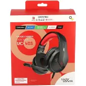 Under Control Casque Rouge Filaire UC-40S pour Nintendo Switch