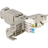 DeLOCK Connecteur Cat.6 STP sans outil pour câbles réseau blindés