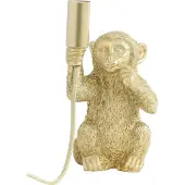Light & Living - lampe de table - Monkey - or - plastique - lampe animalière - E14 - 1863385