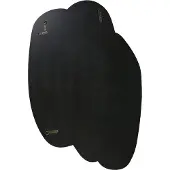 Beliani Miroir PANNES Bleu clair