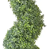 Beliani Plante artificielle BUXUS SPIRAL TREE Vert