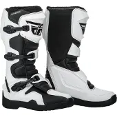 FLY Racing Maverik Blanc Noir Bottes Taille US 7