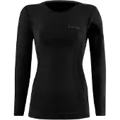 Lenz Sous maillot manches longues à col rond femme Merino 6.0