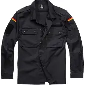 Brandit Chemise jaune / rouge feu / noir