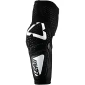 Leatt 3DF Hybrid Protège-coudes Noir Blanc Taille 2XL