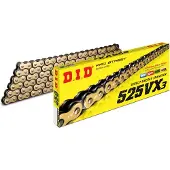 Did 525vx3 Rivet Chain Doré 116 Links