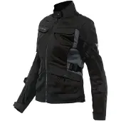 Dainese Veste textile moto Desert Tex pour femme, noir/gris, 42