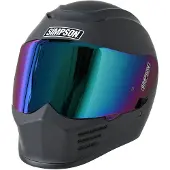 Simpson Speed Solid, casque intégral ,Noir Mat ,S
